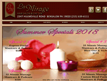 Tablet Screenshot of lamiragespa.com